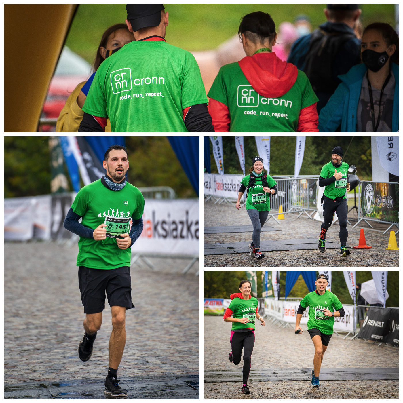 A running team of cronners