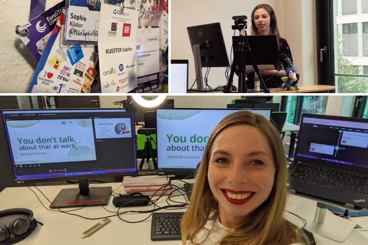 various impressions of Sophie’s conferences