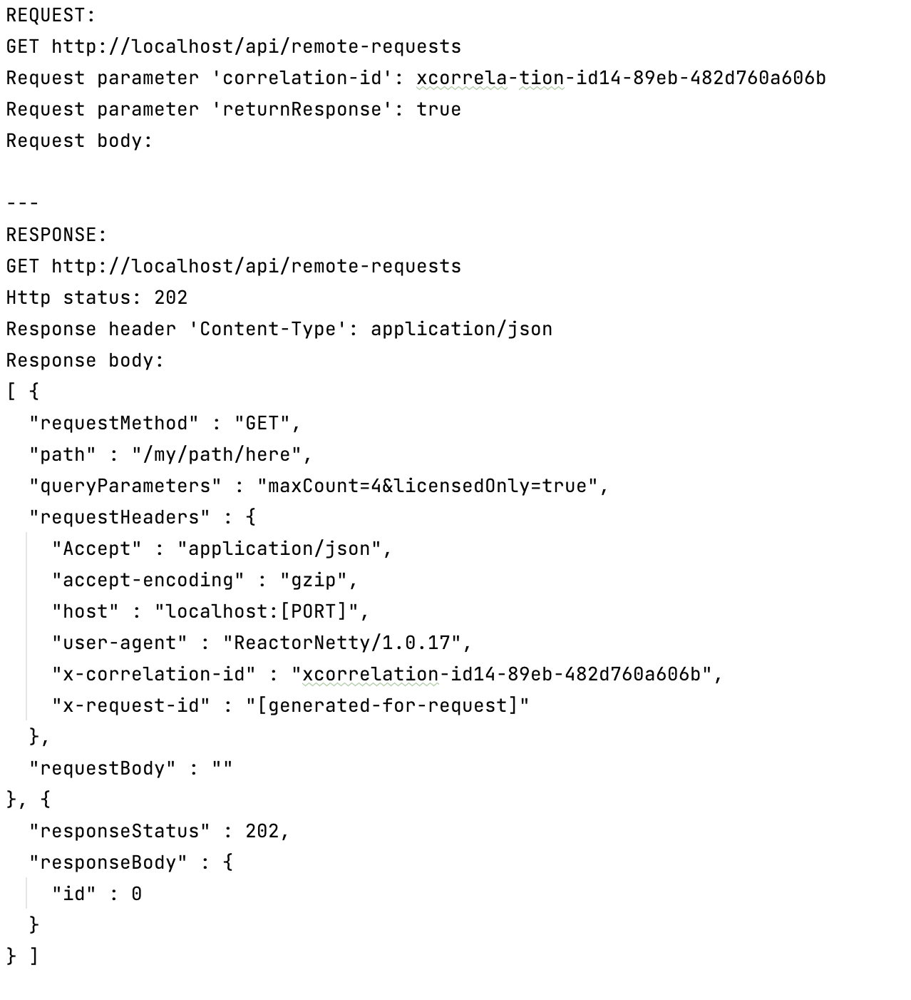 example of a validation file
