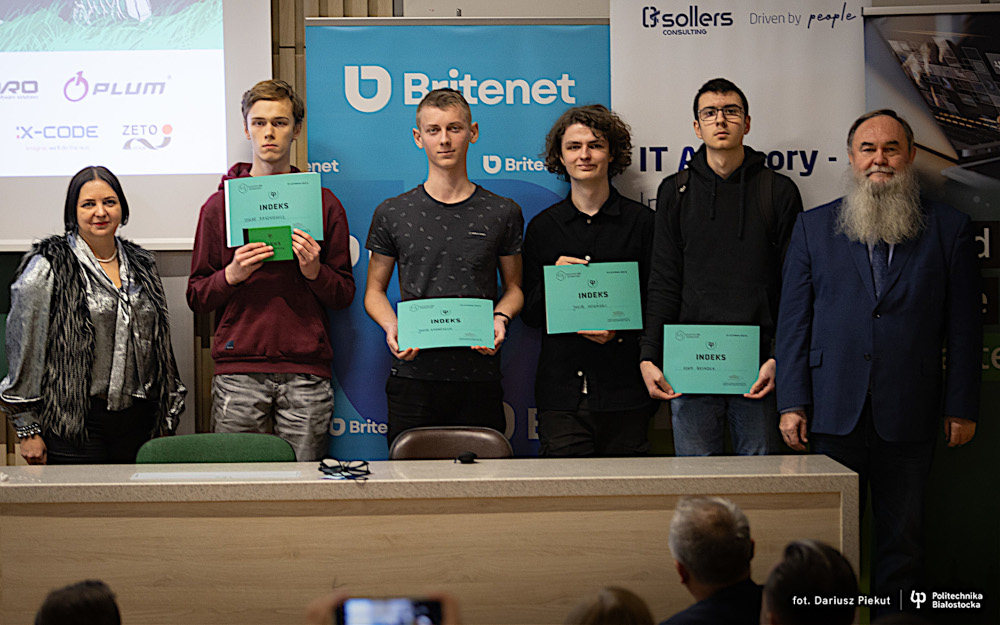 Kuba Kośiński wśród laureatów BTI.