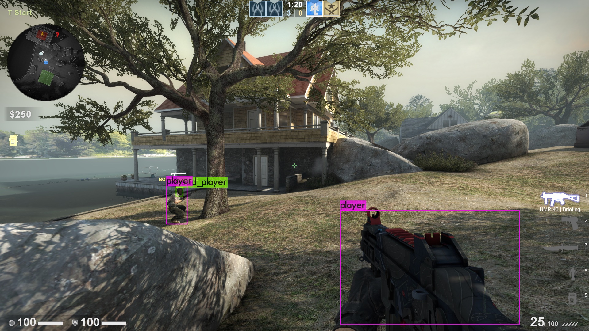 Beispielvorhersage in CS:GO